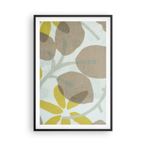 Plakat i sort ramme - Komposition i solskinnet - 61x91 cm