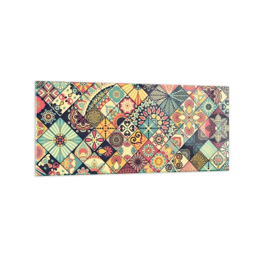 Billede på glas - Marokkansk stemning - 120x50 cm