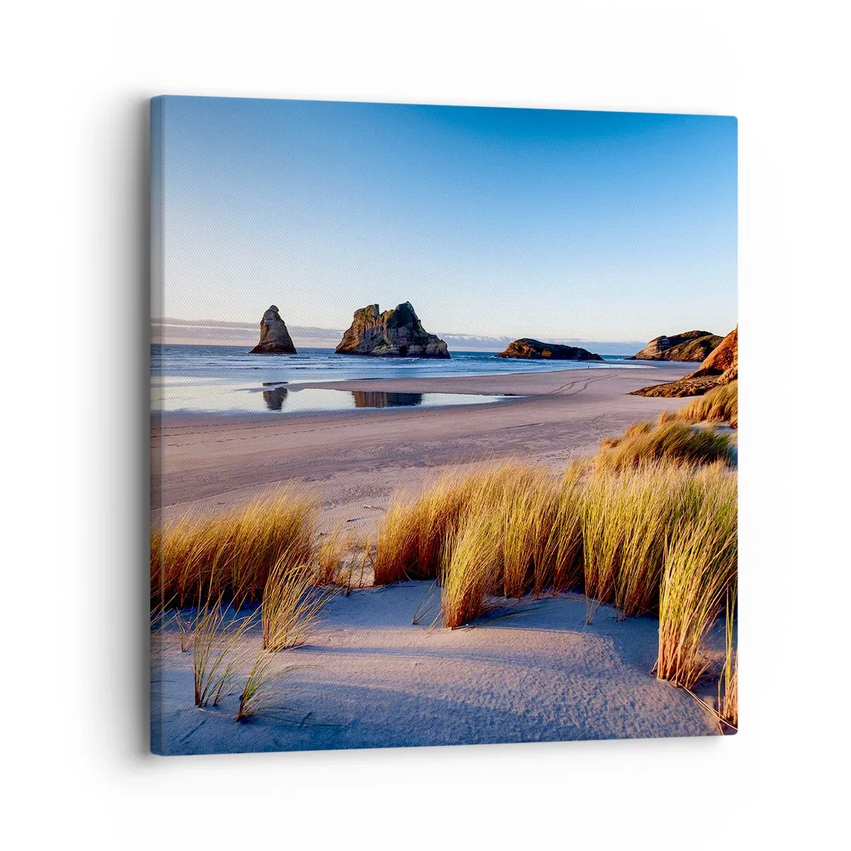 Lærredstryk - Billede på lærred - For dem, der søger ro - 30x30 cm