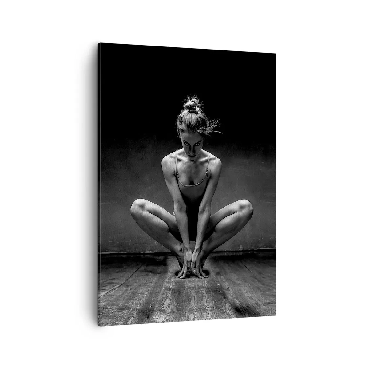 Lærredstryk - Billede på lærred - Fokuseret danseenergi - 50x70 cm