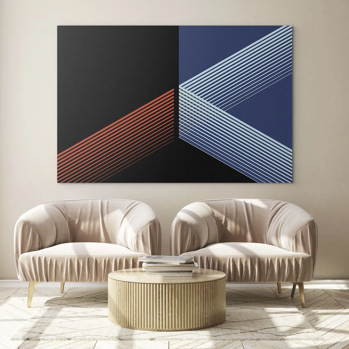 Billede på glas - En simpel historie - 120x80 cm