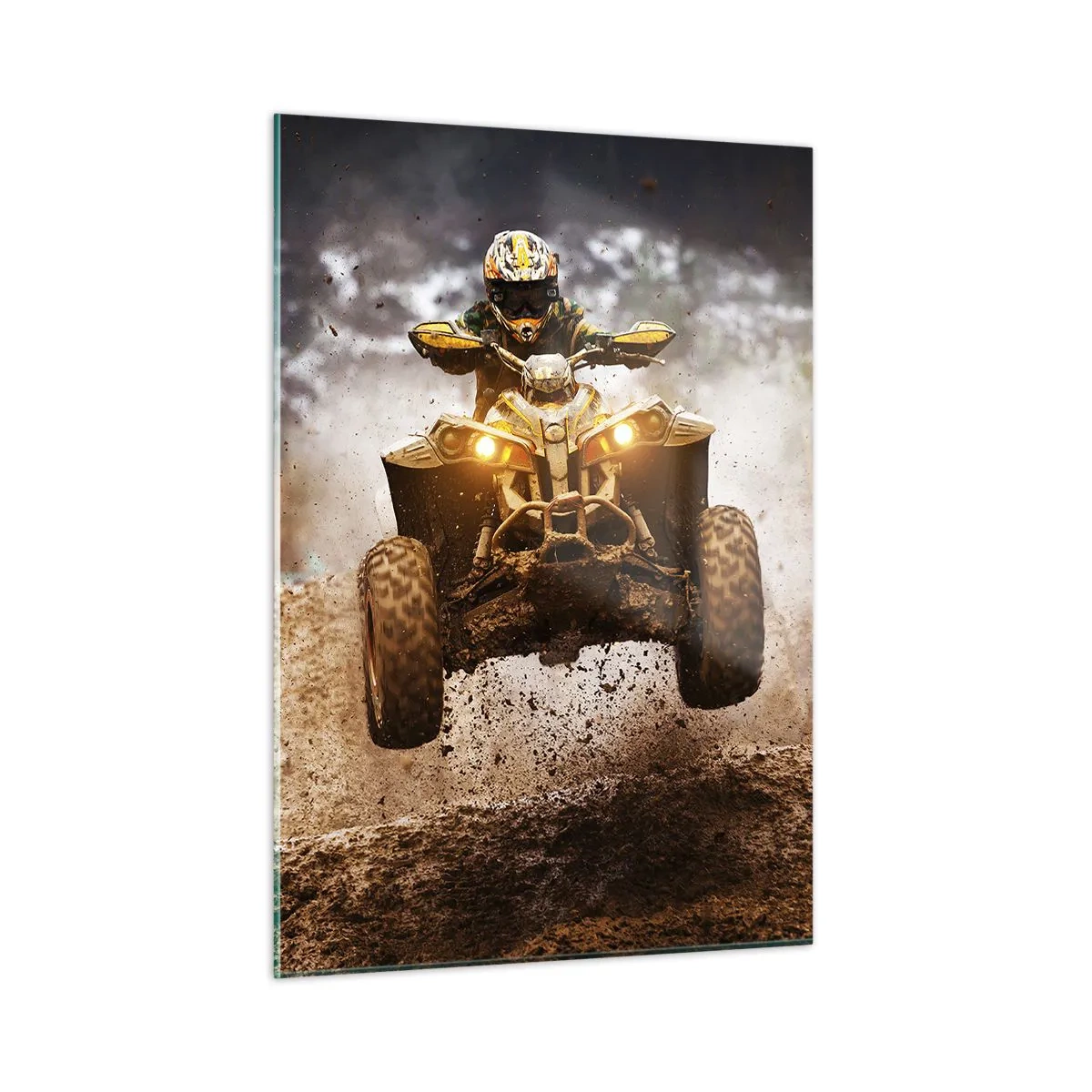 Billede på glas - No risk no fun - 50x70 cm