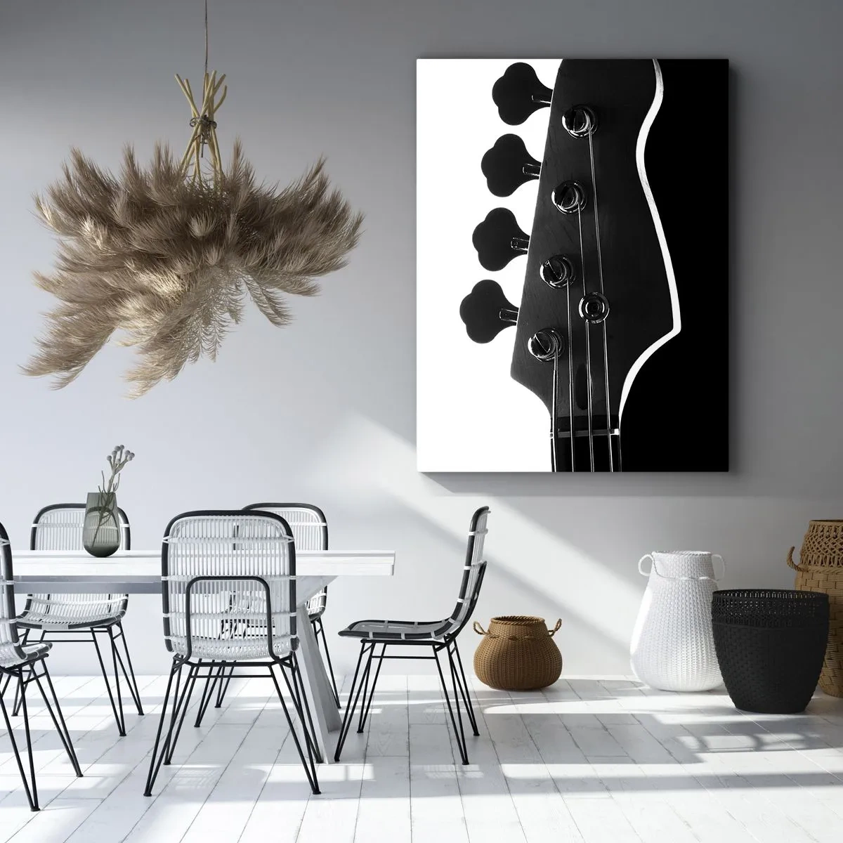 Lærredstryk - Billede på lærred - Stilhed i klipper  - 50x70 cm