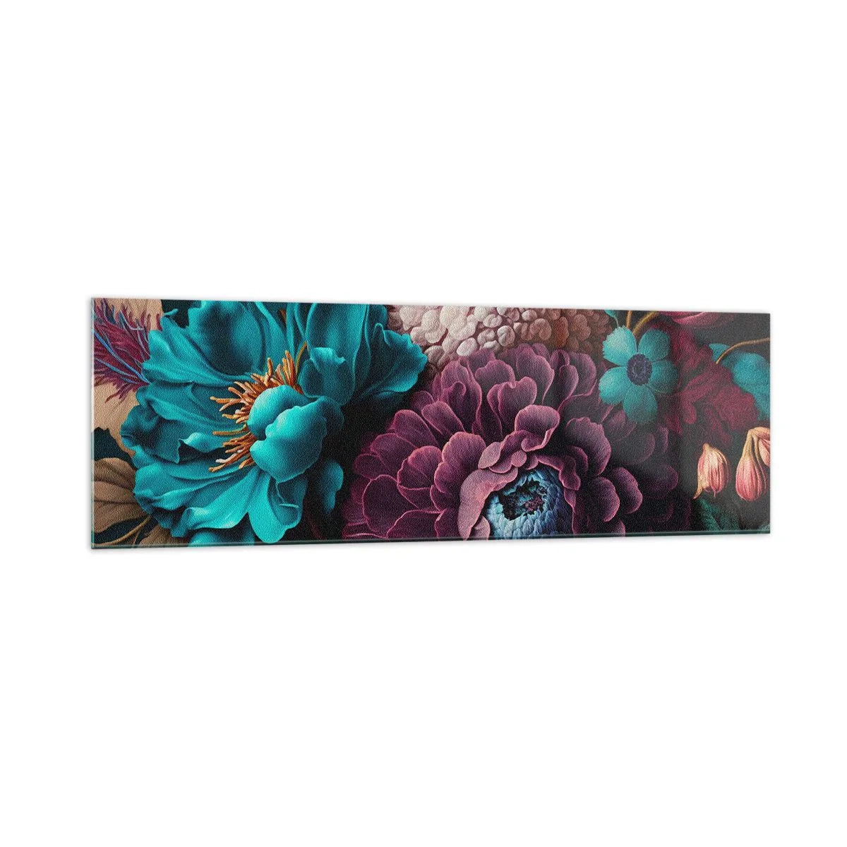 Billede på glas - Natur i overflod - 160x50 cm