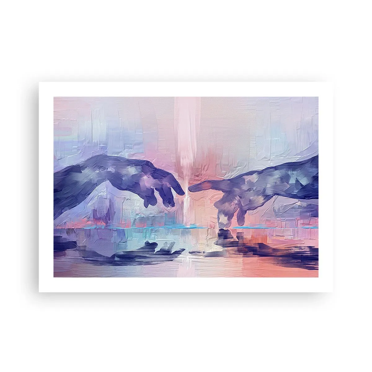 Plakat - Den guddommelige gnist af liv - 70x50 cm