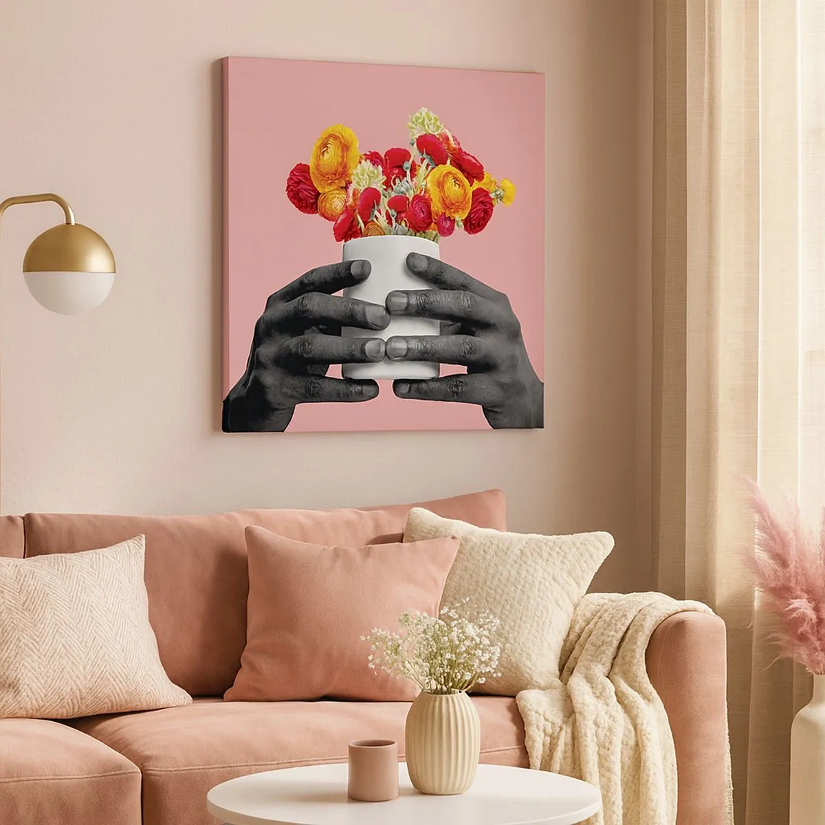 Lærredstryk - Billede på lærred - Livets apotheose - 30x30 cm