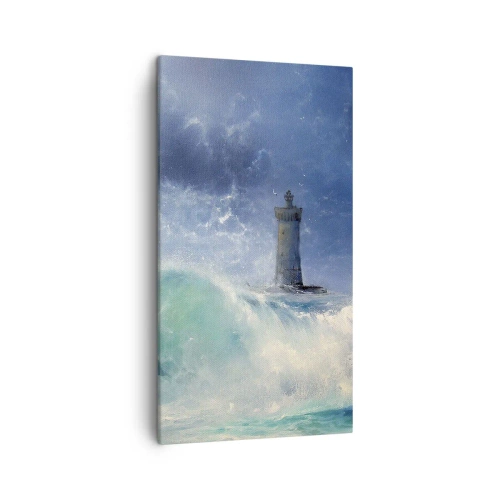 Lærredstryk - Billede på lærred - På vagt mod elementerne - 45x80 cm