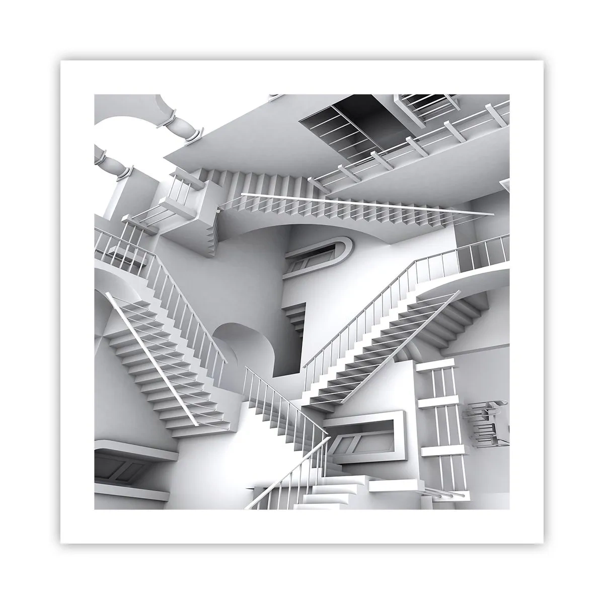 Plakat - Rummets paradokser - 50x50 cm