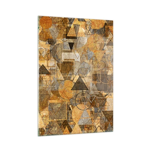 Billede på glas - Verden i form - 50x70 cm