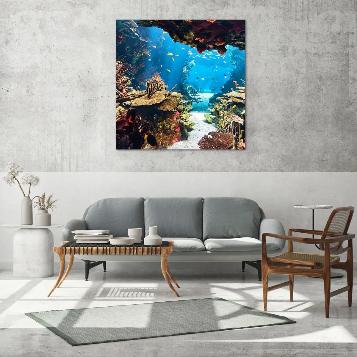 Billede på glas - Du har ikke engang drømt - 70x70 cm