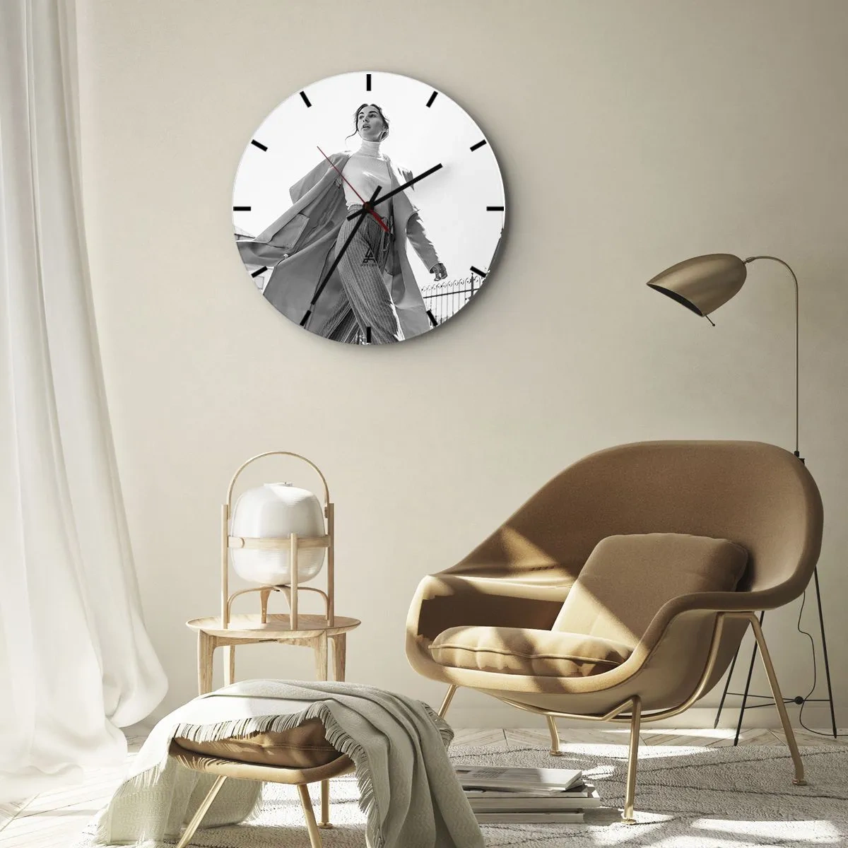 Vægur, Uret - Kommer du med mig? - 40x40 cm