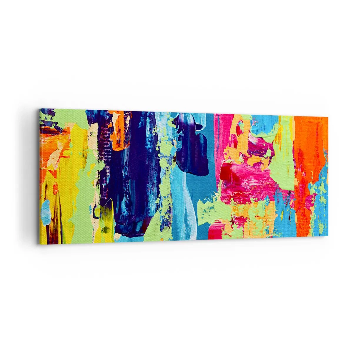 Lærredstryk - Billede på lærred - Livet er smukt! - 120x50 cm