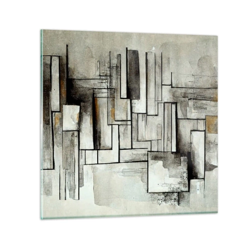 Billede på glas - Enkelthedens kraft - 70x70 cm