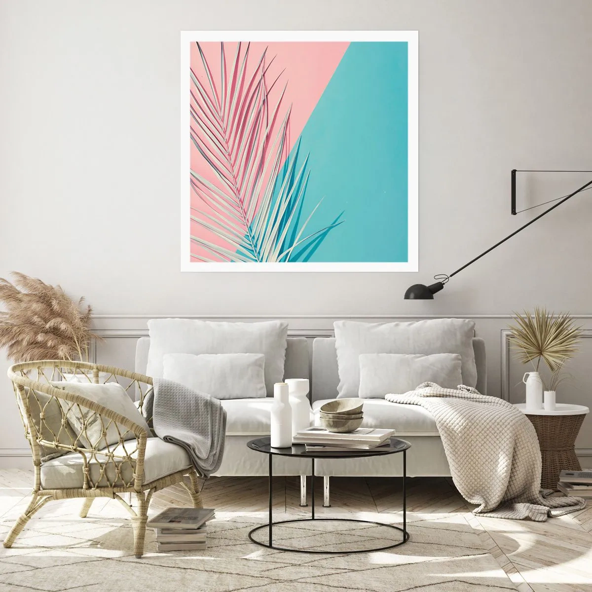 Plakat - Tropisk indtryk - 60x60 cm