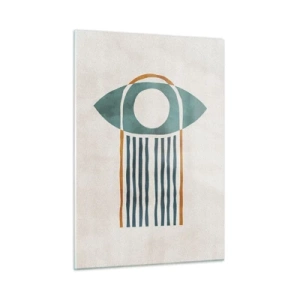 Billede på glas - Tegn og ritualer - 50x70 cm