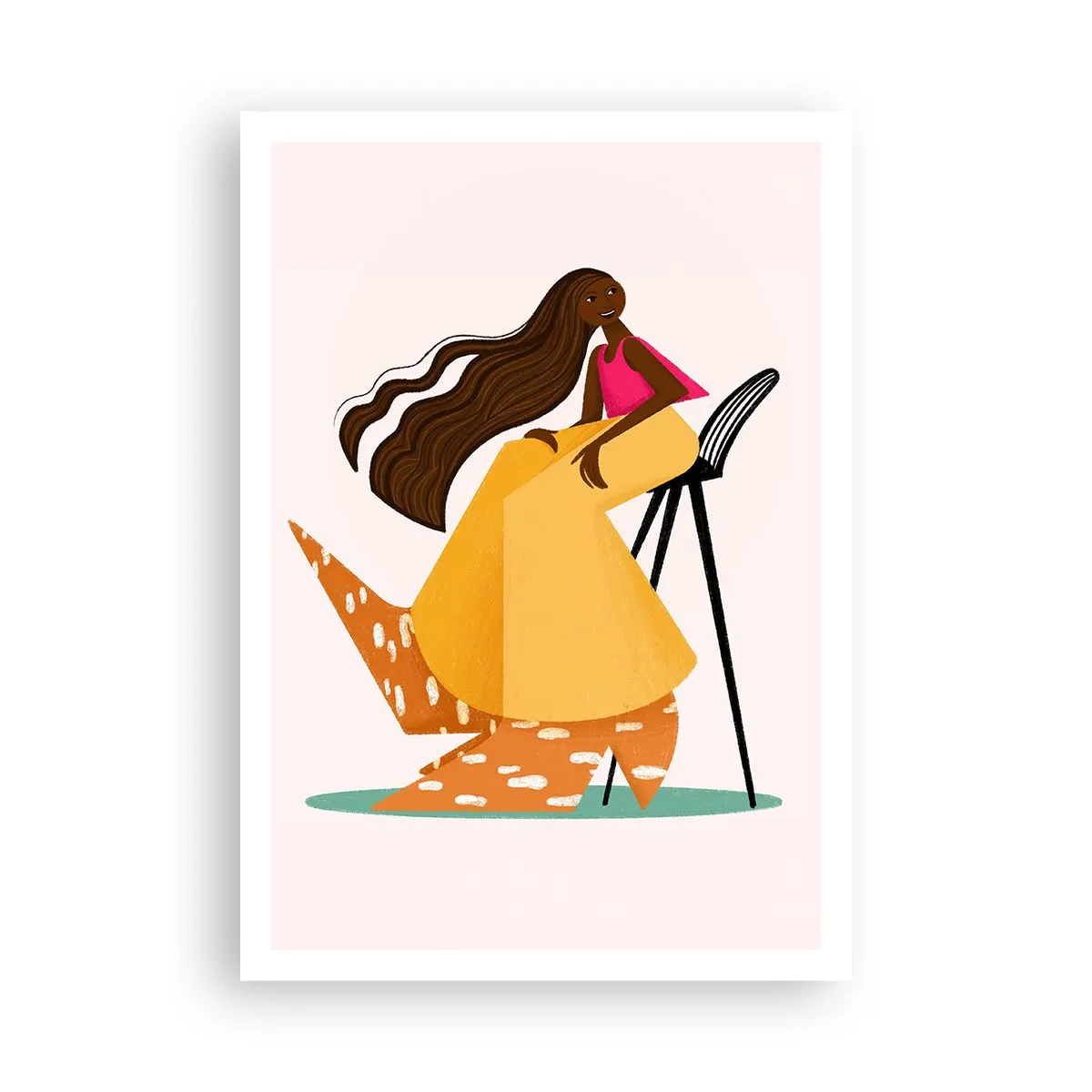 Plakat - Mode er også sjovt - 70x100 cm