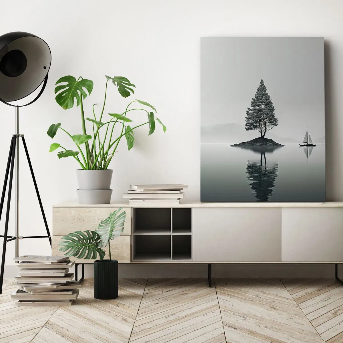 Lærredstryk - Billede på lærred - En drøm - 50x70 cm