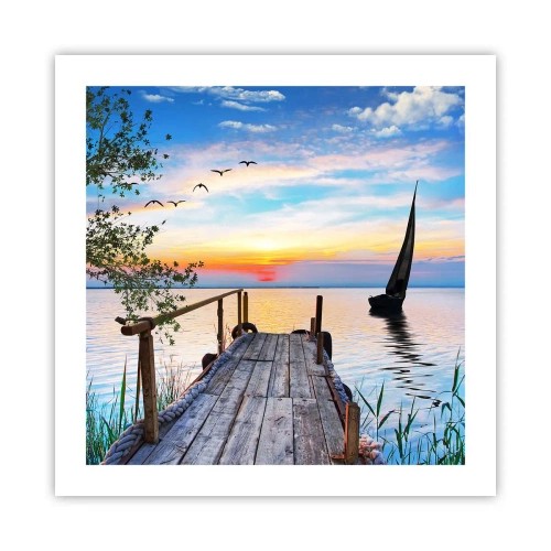 Plakat - Godaften - 50x50 cm