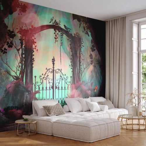 Fototapet Premium Canvas - Hemmelig have - Fantasi, Hemmelig have, Eventyr - 450x315 cm