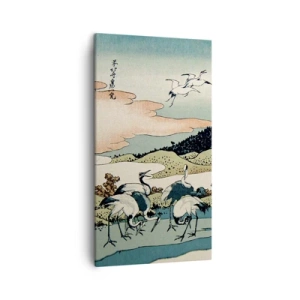 Lærredstryk - Billede på lærred - I japansk ånd - 45x80 cm