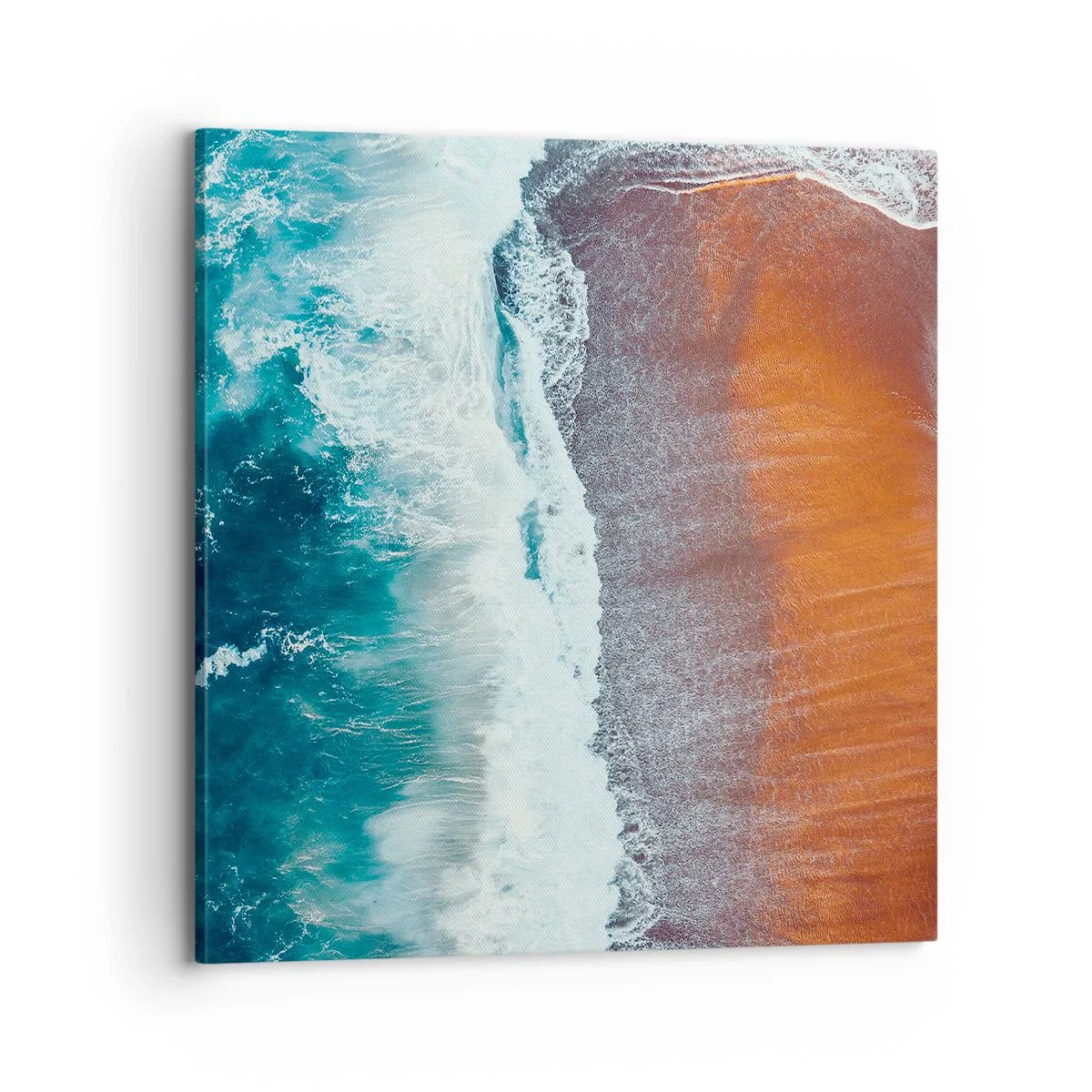 Lærredstryk - Billede på lærred - Et strejf af havet - 70x70 cm