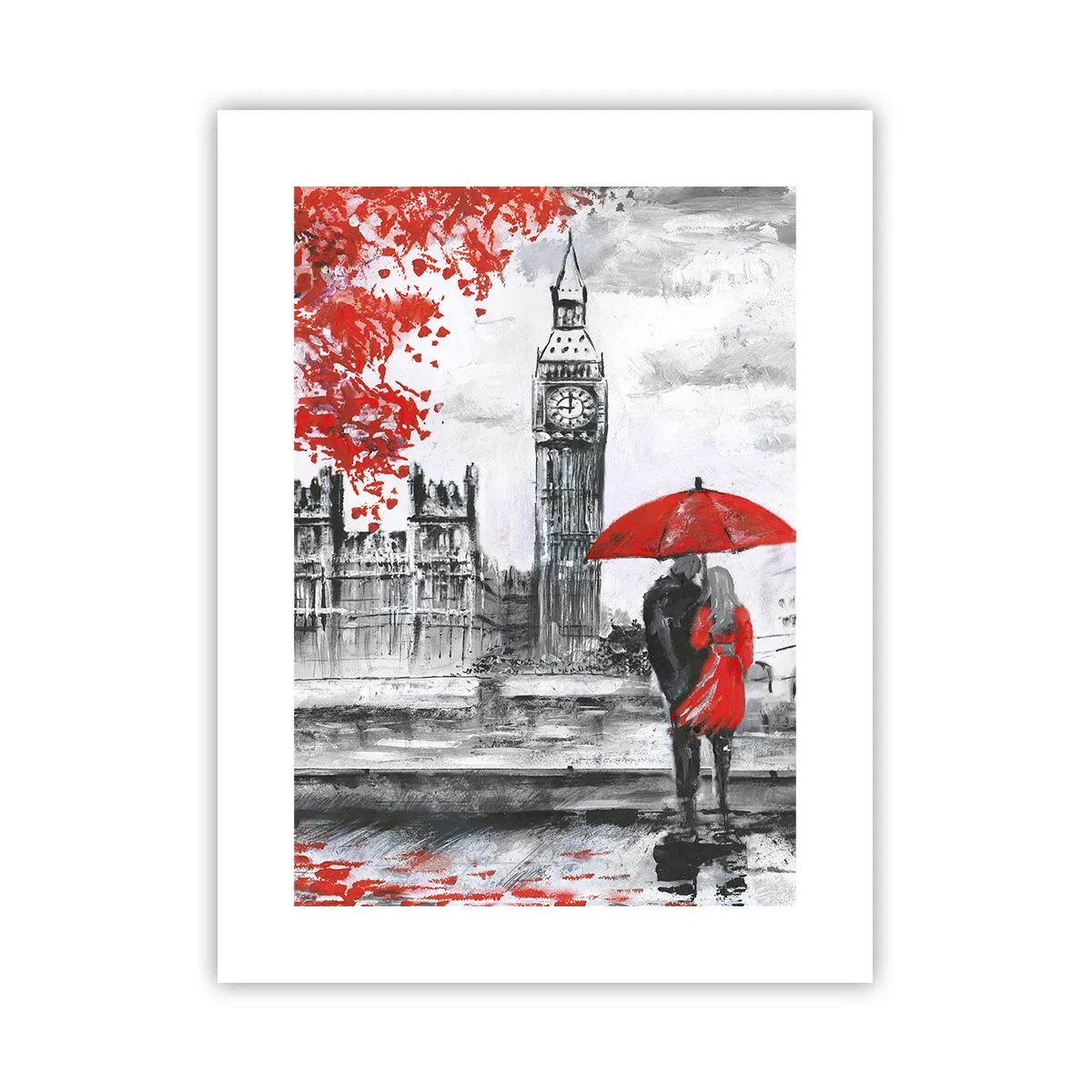 Plakat - Forelsket i London - 30x40 cm