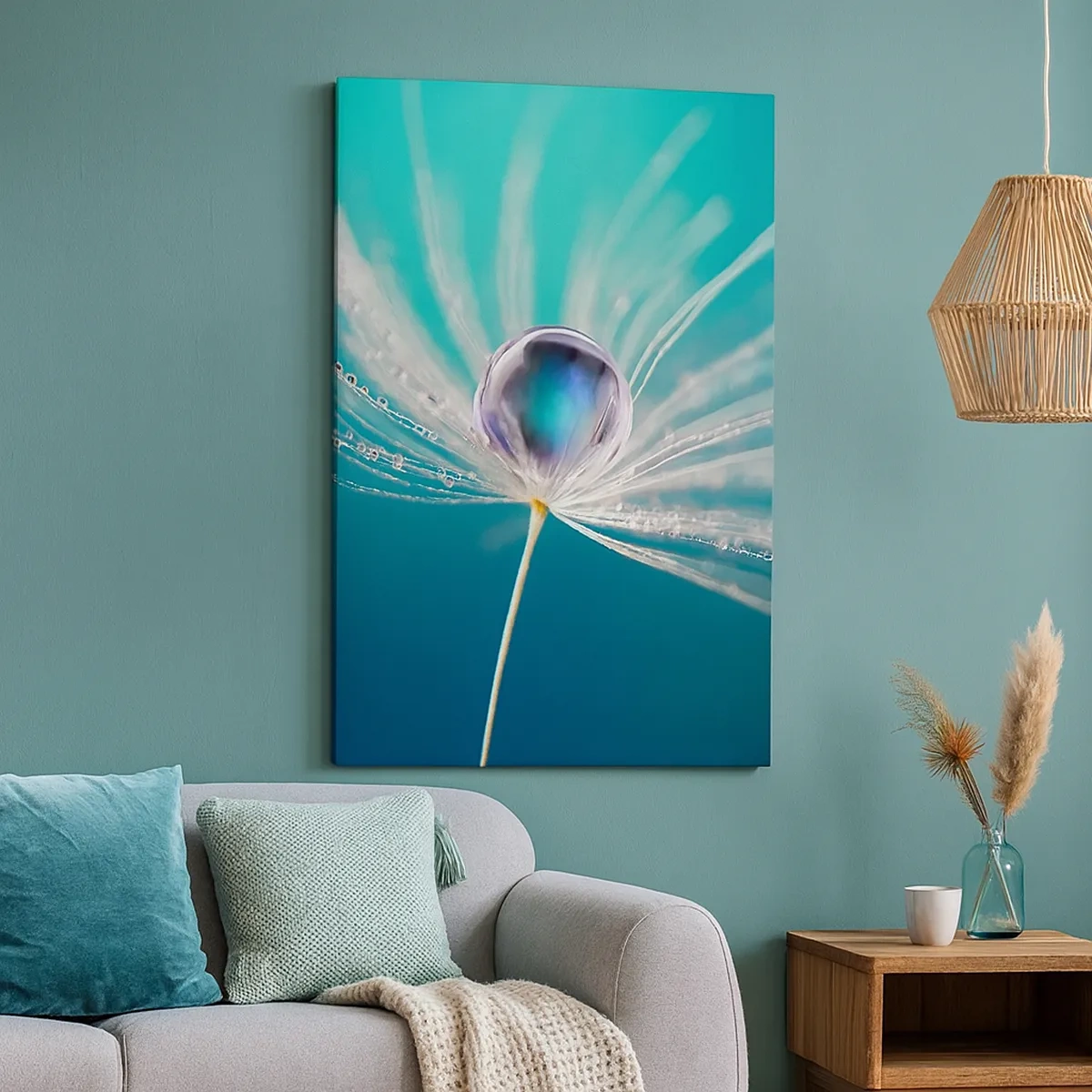 Lærredstryk - Billede på lærred - Mystisk øjeblik - 50x70 cm