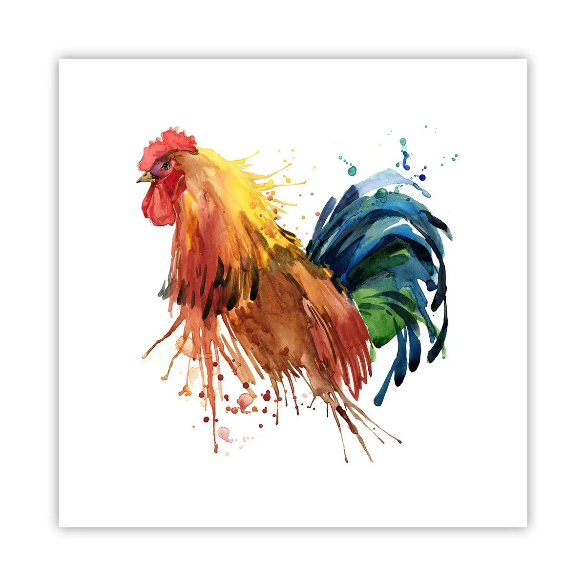 Plakat - Kongelig kappe, kongelig stolthed - 60x60 cm