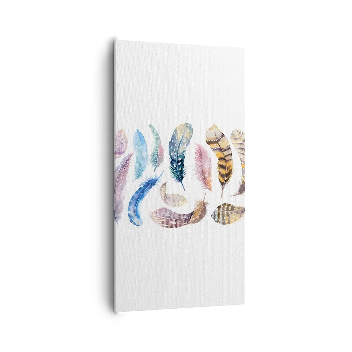 Lærredstryk - Billede på lærred - Letvægts, farverig og flerfarvet - 65x120 cm