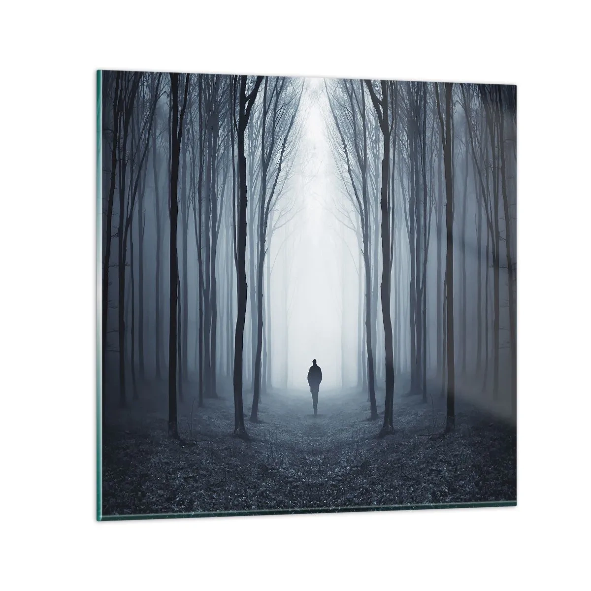 Billede på glas - Og alt sammen ganske enkelt - 70x70 cm