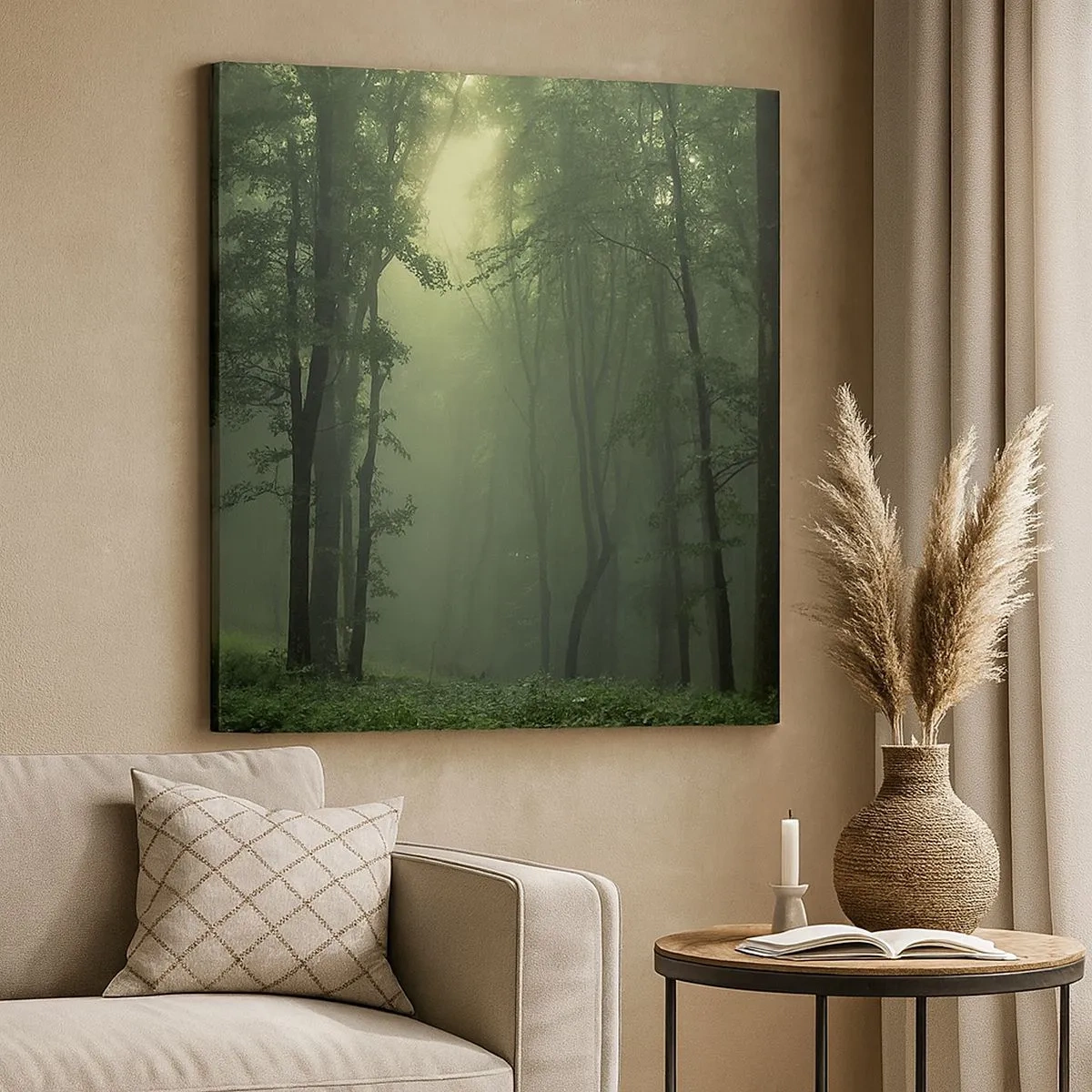 Lærredstryk - Billede på lærred - Før han vågner op - 30x30 cm