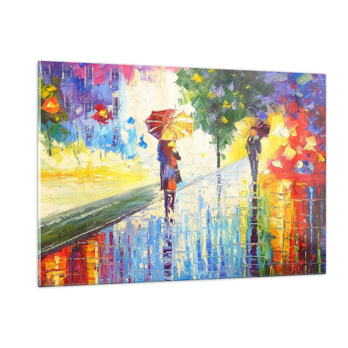Billede på glas - Og alt er klart - 120x80 cm