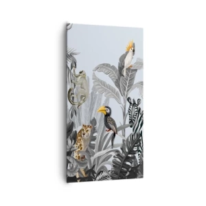 Lærredstryk - Billede på lærred - En afrikansk fabel - 65x120 cm