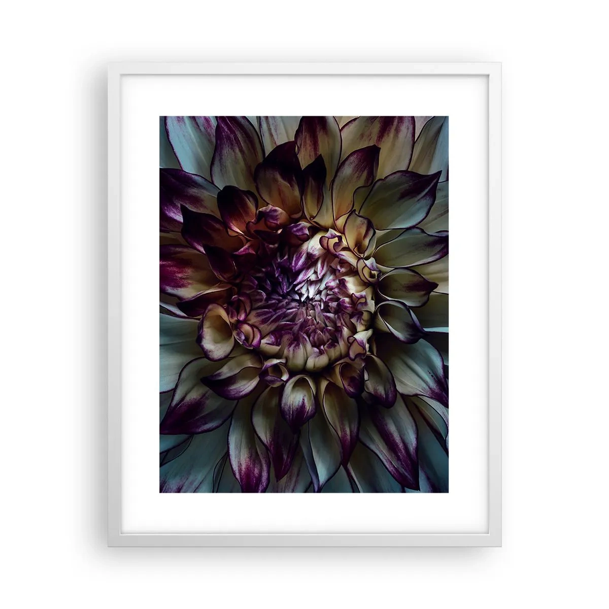 Plakat i hvid ramme - Ungdommens blomstring - 40x50 cm