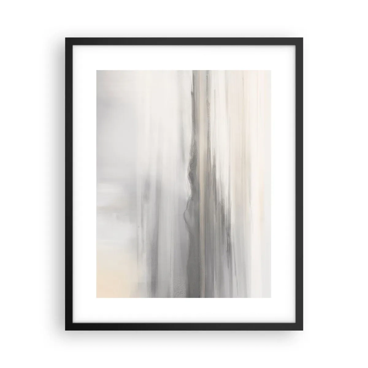 Plakat i sort ramme - En tankevækkende afstand - 40x50 cm