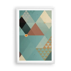 Plakat i hvid ramme - Enhed af mangfoldighed, mangfoldighed af enhed - 61x91 cm