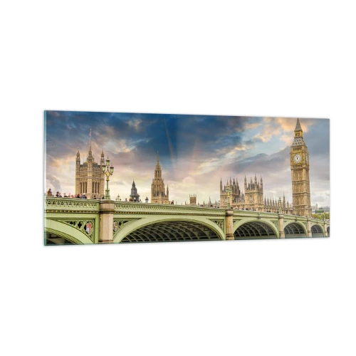 Billede på glas - Tiden stod stille i Imperiet - 100x40 cm