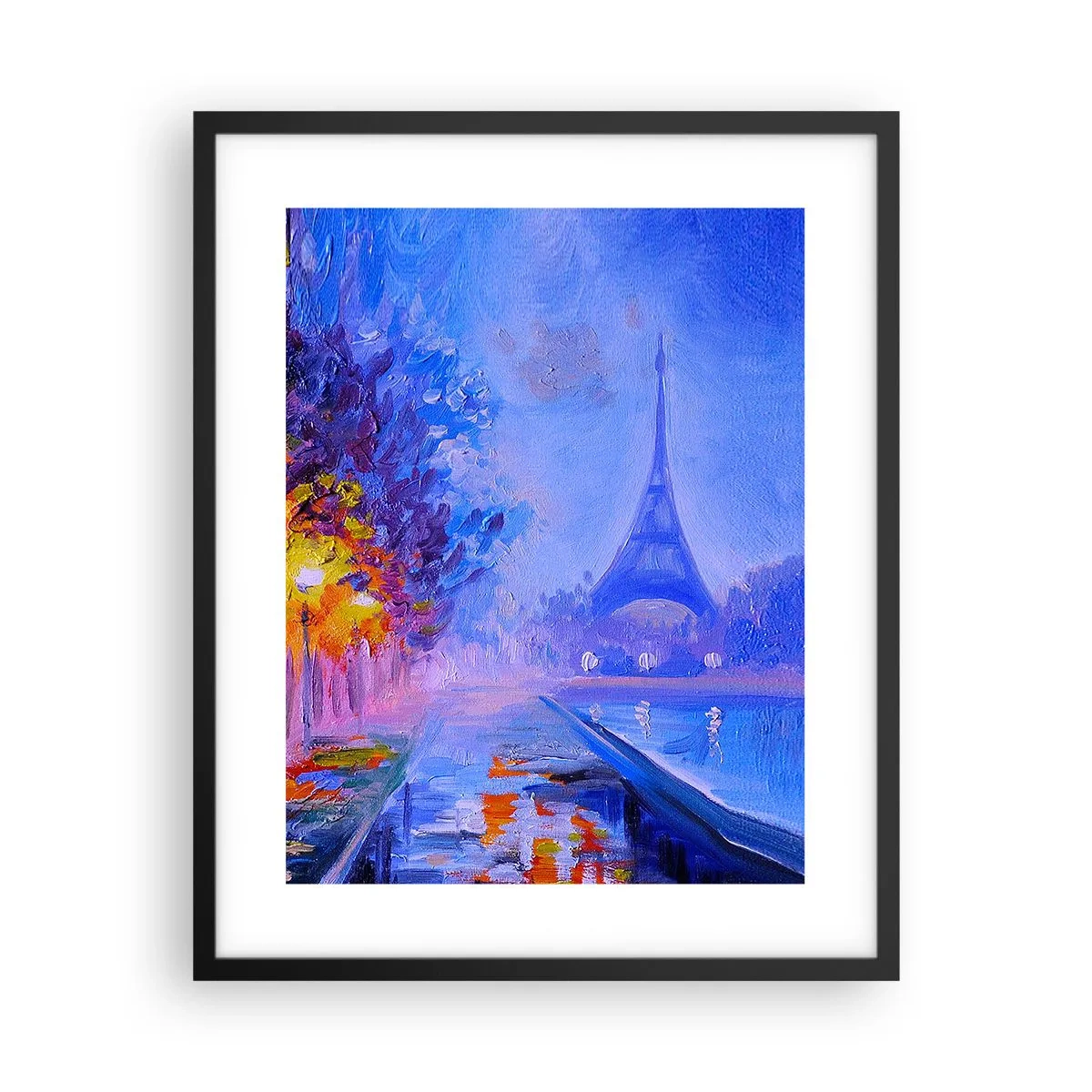 Plakat i sort ramme - En drømmevandring - 40x50 cm