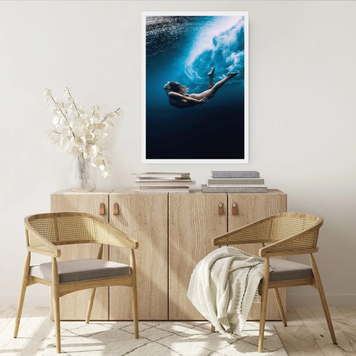 Plakat - Den moderne havfrue - 30x40 cm