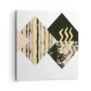 Lærredstryk - Billede på lærred - Ikke så simpelt - 50x50 cm