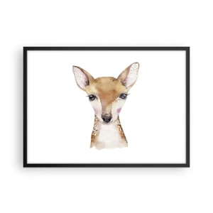 Plakat i sort ramme - Uskyldighedens natur - 70x50 cm