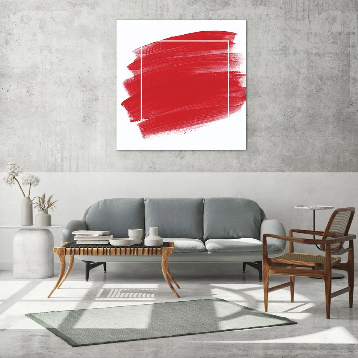 Billede på glas - Uden for rammen - 40x40 cm