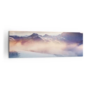 Lærredstryk - Billede på lærred - Naturens kraft og renhed - 160x50 cm