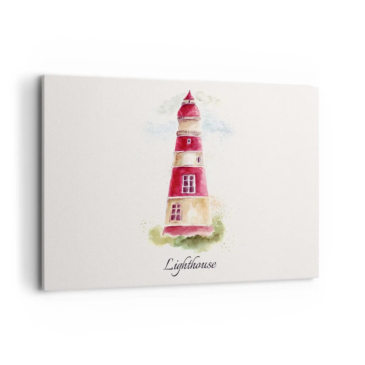 Lærredstryk - Billede på lærred - Altid vejret omkring - 120x80 cm