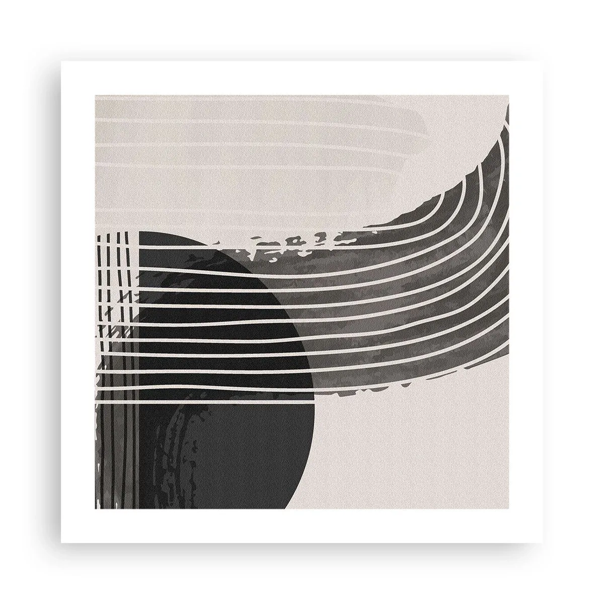 Plakat - Derhen og tilbage - 50x50 cm