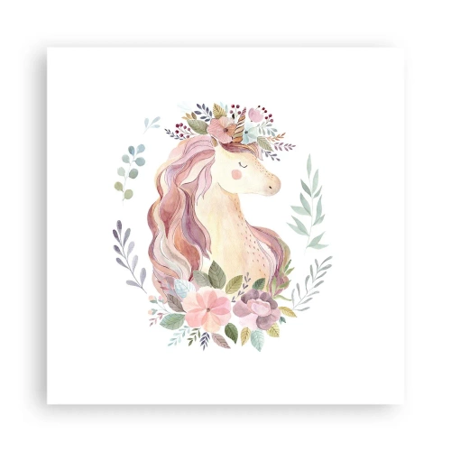 Plakat - En invitation til eventyrets verden - 40x40 cm