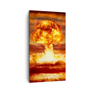 Lærredstryk - Billede på lærred - Og enden vil komme - 45x80 cm