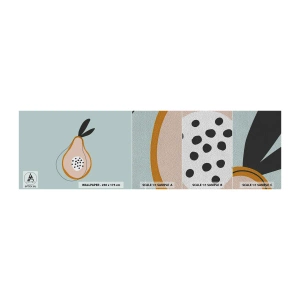 Prøve Fototapet Premium Sand - Trænge ind i tingenes natur - Grafik, Pære, Stykke - 100x30 cm