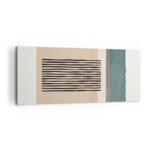 Lærredstryk - Billede på lærred - Alt er i god stand - 120x50 cm