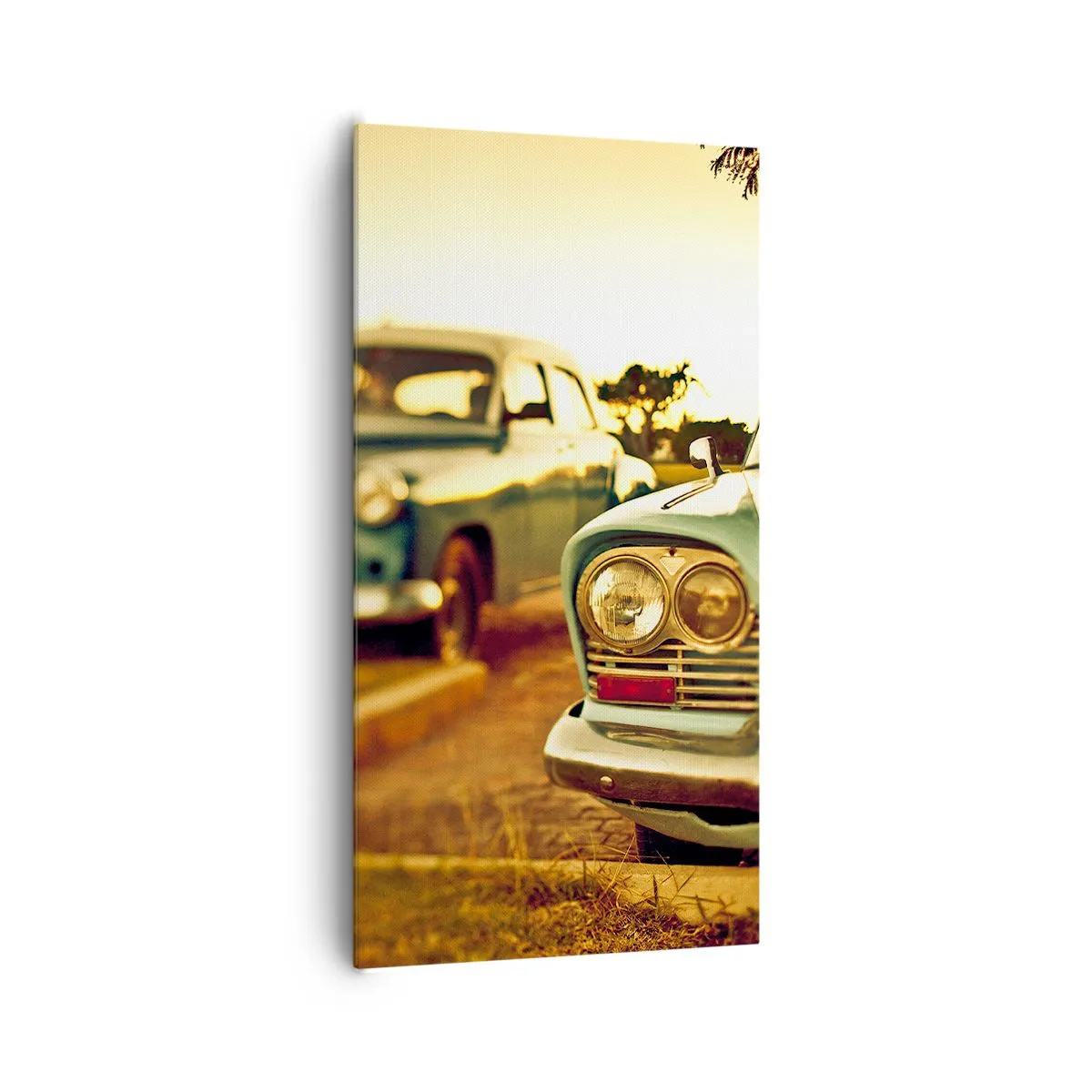 Lærredstryk - Billede på lærred - Vi må vente og se - 65x120 cm